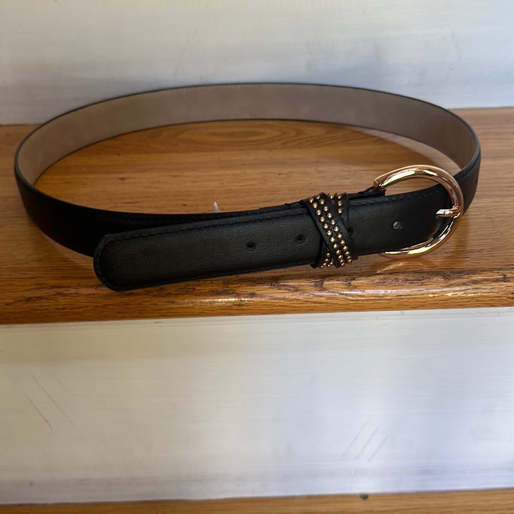 Vince Camuto synthetic black belt